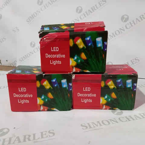 THREE BOXED SETS OF LED DECORATIVE LIGHTS