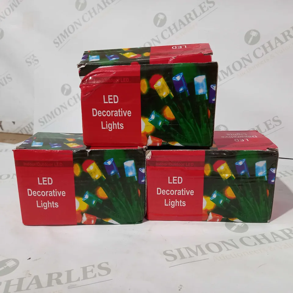 THREE BOXED SETS OF LED DECORATIVE LIGHTS