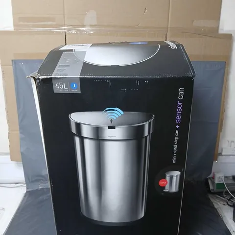BOXED SIMPLEHUMAN 45L SENSOR BIN