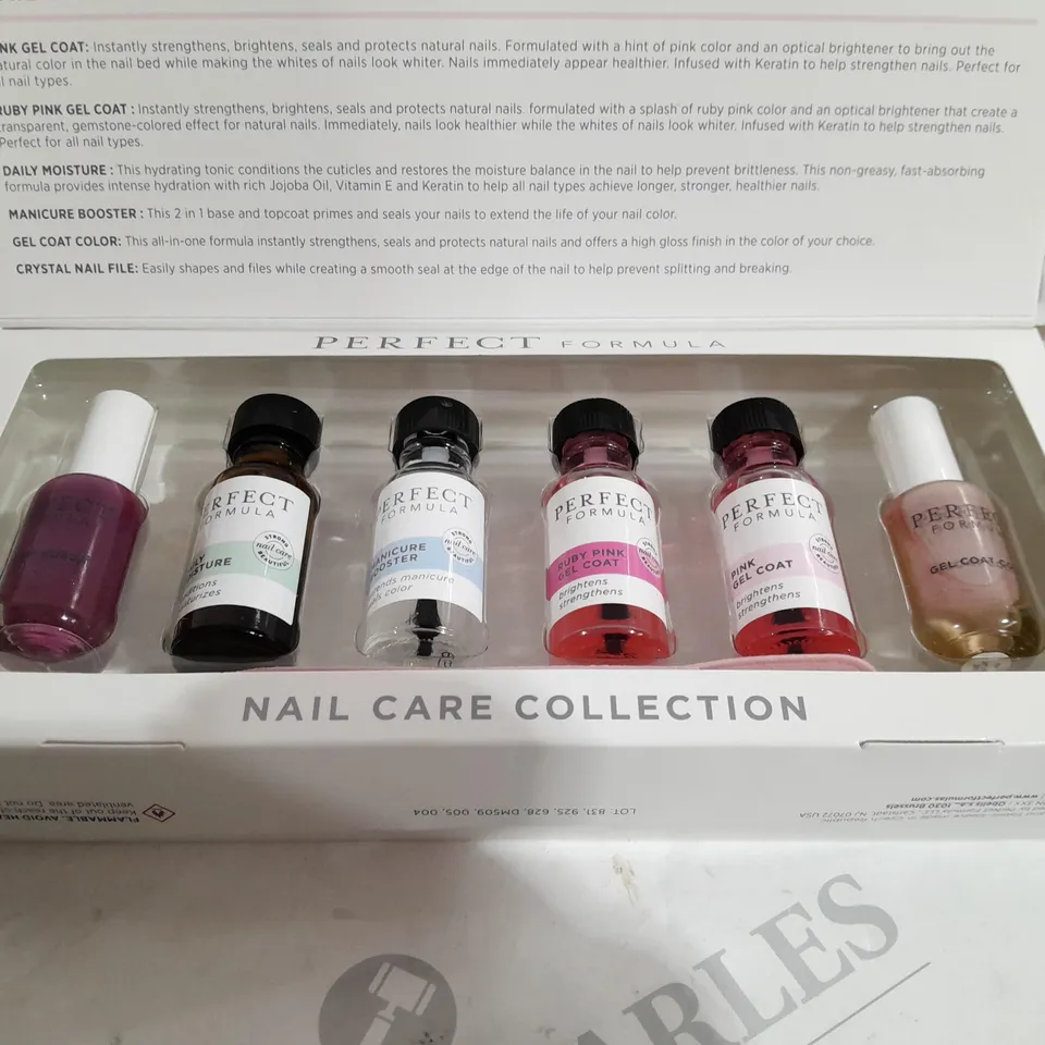 PERFECT FORMULA COMPLETE GEL COAT NAILCARE COLLECTION