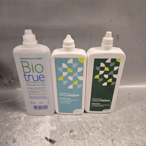 APPROXIMATELY 25 ASSORTED CONTACT LENS SOLUTION PRODUCTS - COLLECTION ONLY