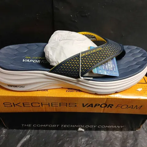 SKECHERS VAPOR FOAM SANDALS – NAVY/BLUE, MEN’S - UK SIZE 8