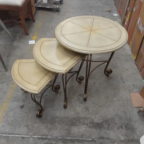 DESIGNER 3 TIER NESTING COFFEE TABLE