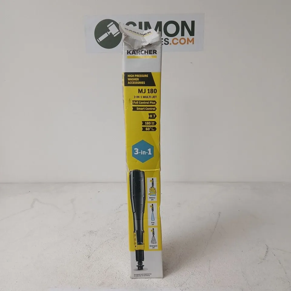 KÄRCHER MJ 180 3-IN-1 MULTI JET HIGH PRESSURE WASHER ACCESSORY – BOXED