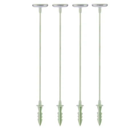 GRUMPY GARDENER SET OF 4 SWAY SOLAR LIGHTS