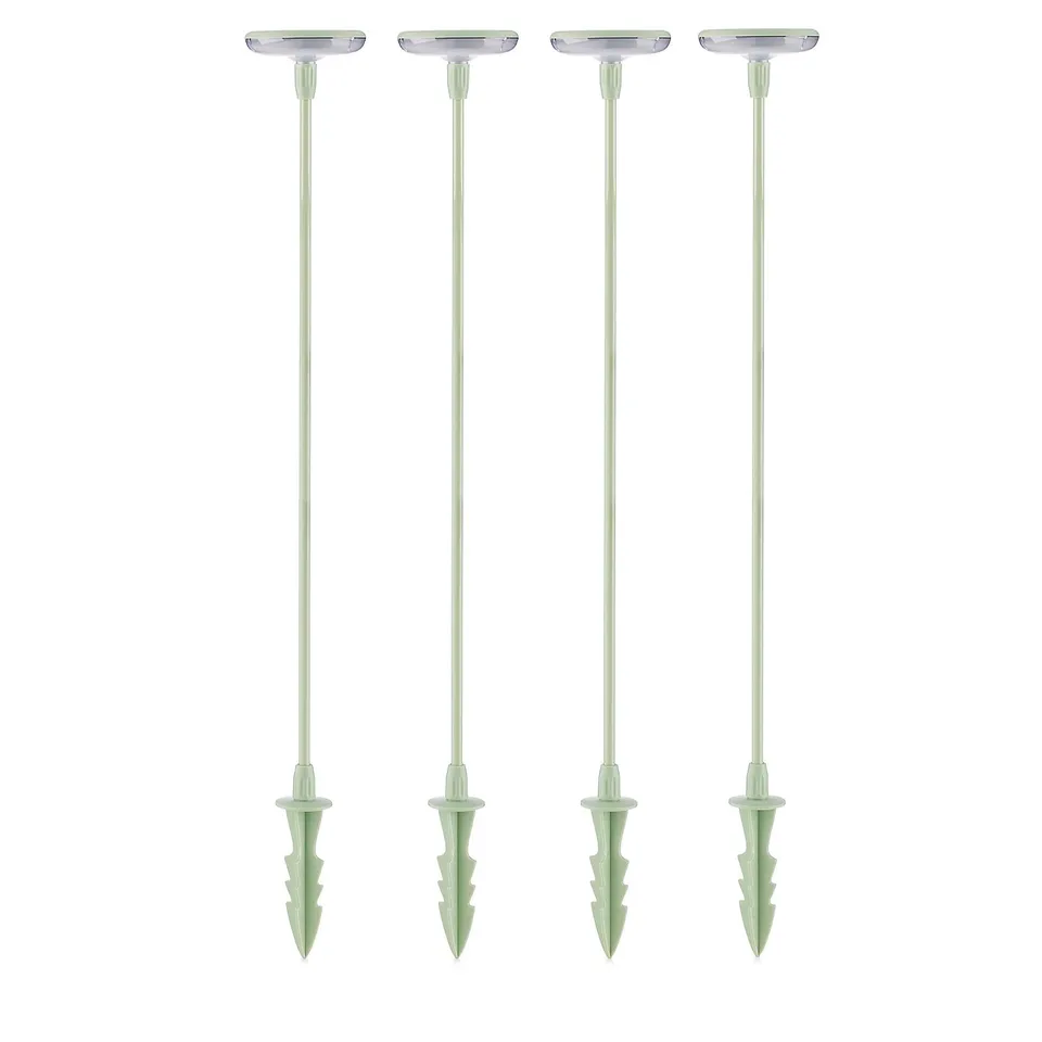 GRUMPY GARDENER SET OF 4 SWAY SOLAR LIGHTS