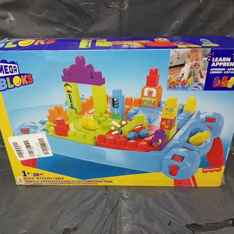 MEGA BLOKS BUILD N' LEARN TABLE 