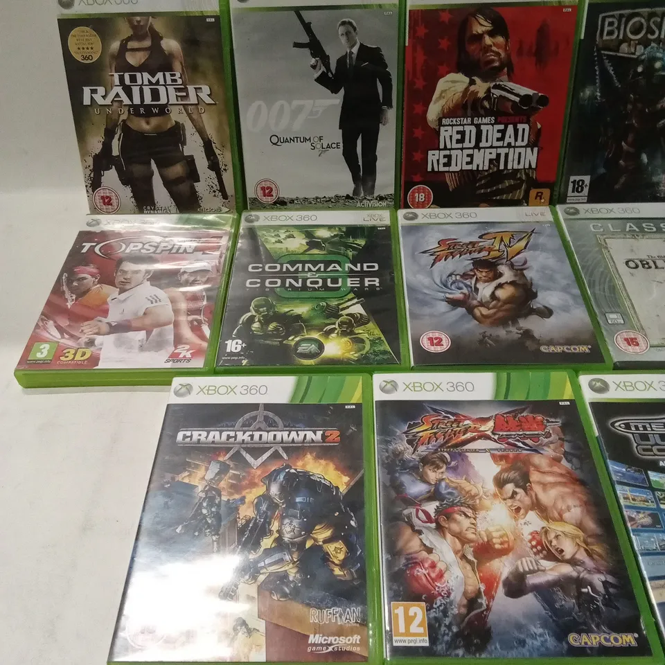 APPROXIMATELY 16 x ASSORTED XBOX 360 GAMES