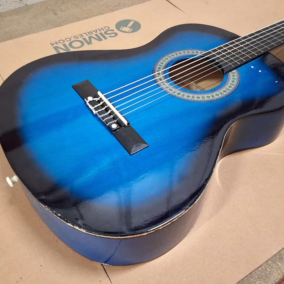 MAX MUSIC SOLART JUNIOR 3/4 CLASSICAL GUITAR – BLUE GRADIENT