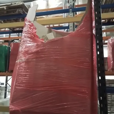 PALLET CONTAINING VARIOUS ASSORTED BOXED HOUSEHOLD ITEMS TO INCLUDE: ASH VACUUM, PC MONITORS, CHILD'S CAR SEAT AND LOTS MORE UNMARKED BOXED ITEMS