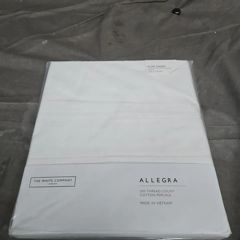 THE WHITE COMPANY ALLEGRA FLAT SHEET - KING