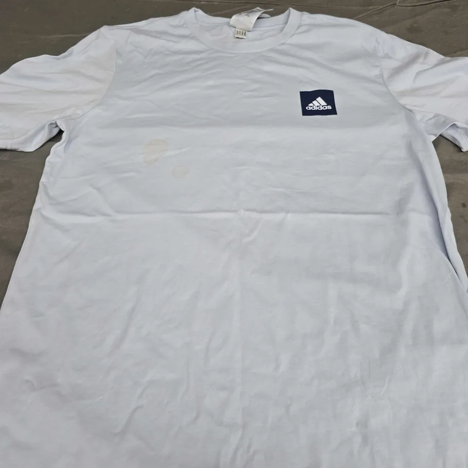 ADIDAS LOGO BLOCK T-SHIRT - SIZE SMALL