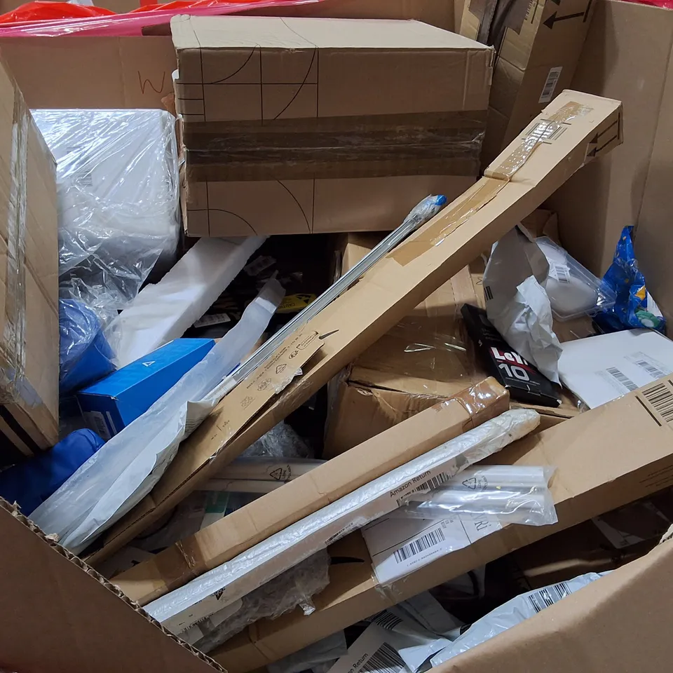 PALLET CONTAINING ASSORTED PRODUCTS INCLUDING STEAM CLEANER, SCOOTER, PORTABLE EV CHARGER, USB CABLES, SOLAR WINDOW FILM & MULTIMEDIA PIPE SET