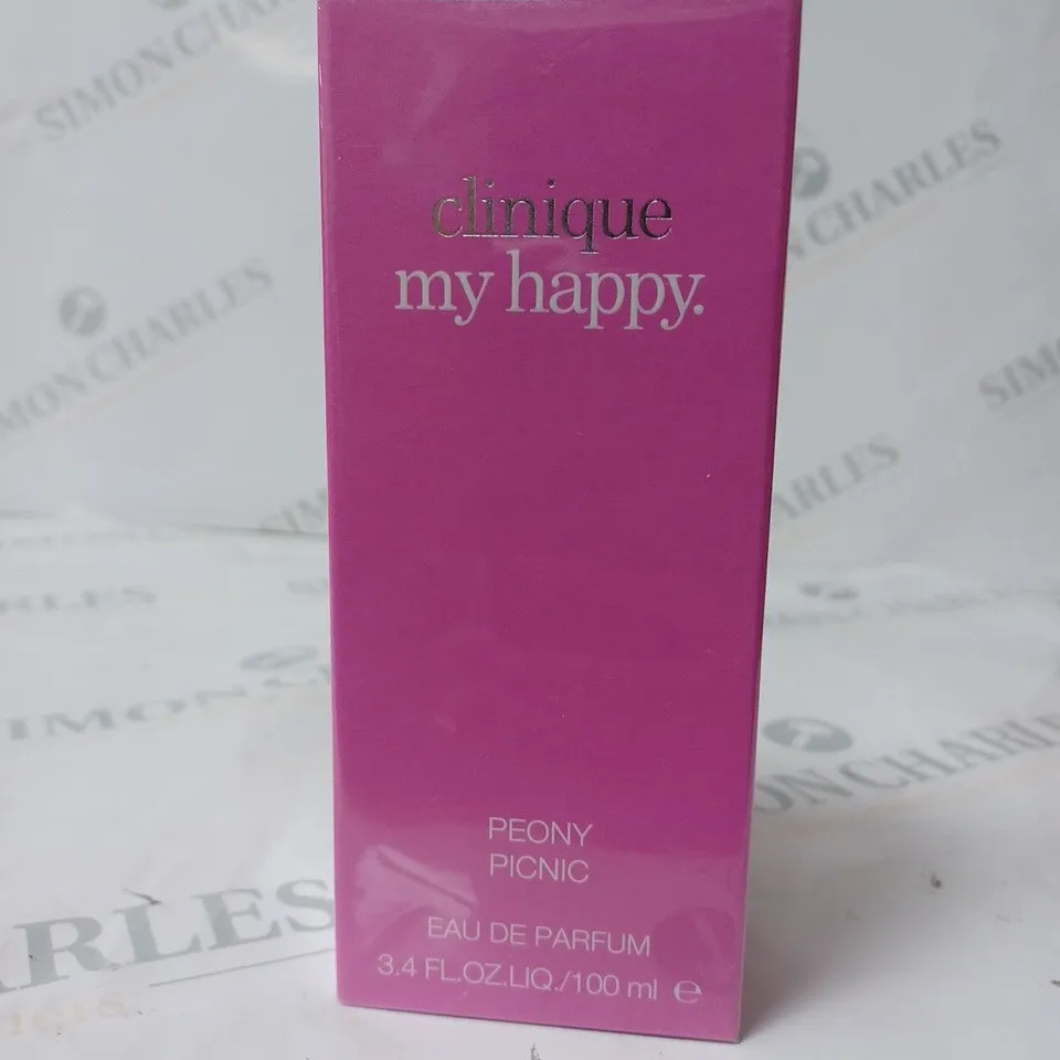 CLINIQUE MY HAPPY PEONY PICNIC EAU DE PARFUM 100ML - SEALED