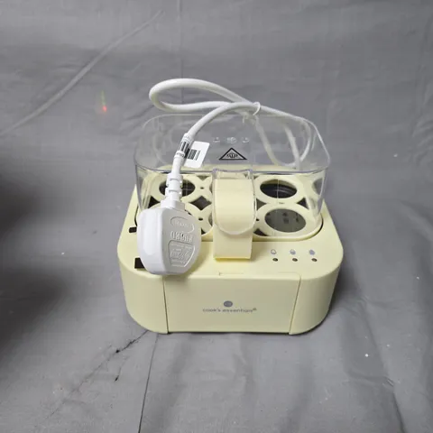 COOK'S ESSENTIALS THE SMART TALKING EGG COOKER – BEIGE COUNTERTOP APPLIANCE