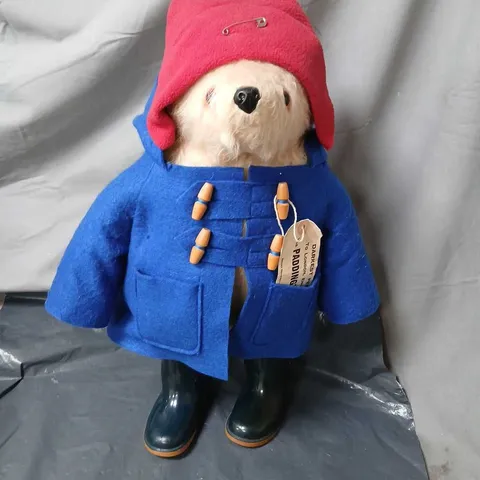 PADDINGTON BEAR TOY – BLUE DUFFLE COAT & RED HAT