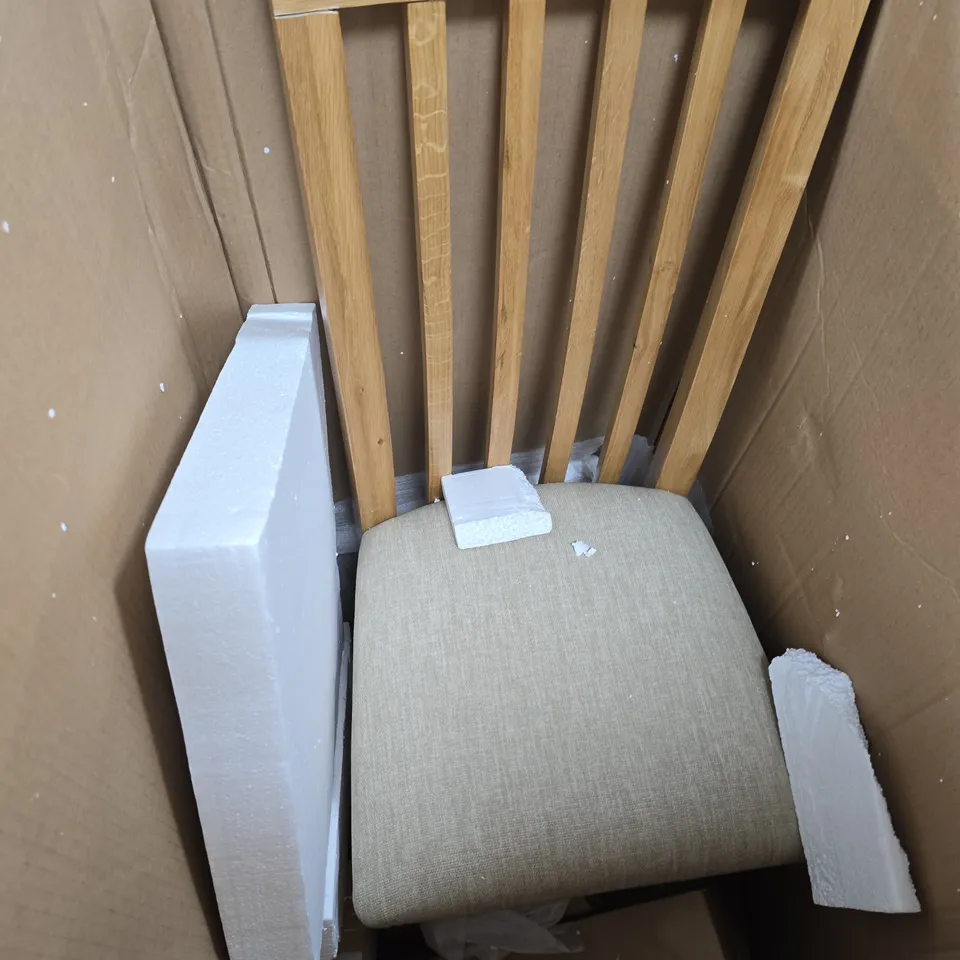 CONSTANCE DINING CHAIR PAIR - COLLECTION ONLY