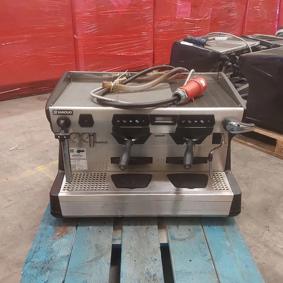 RANCILIO CLASSE 7 2 GROUP COMMERCIAL COFFEE MACHINE WITH ISTEAM