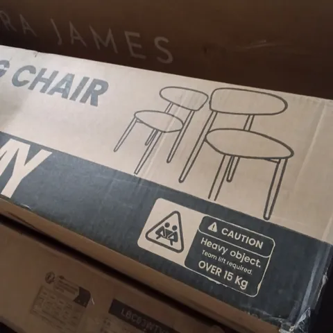 BOXED COLAMY DINING CHAIR SET OF 2