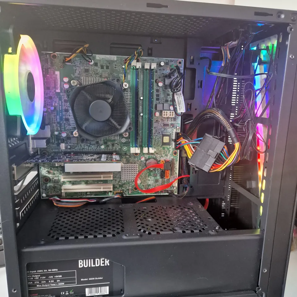 CUSTOM BUILT CIT 7 DESKTOP PC, INTEL CORE I7-2600 CPU, 16GB DDR3 RAM, 256GB SSD, GT1030 GPU