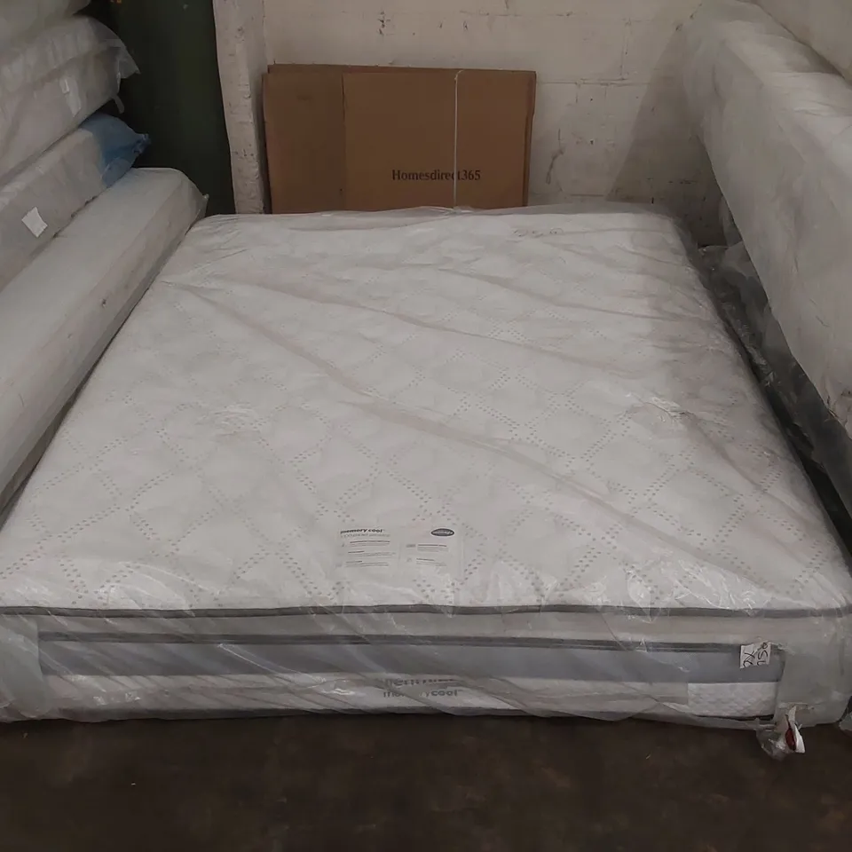 QUALITY BAGGED SILENTNIGHT MEMORY COOL 2000 POCKET PILLOWTOP 6' SUPER KING MATTRESS 