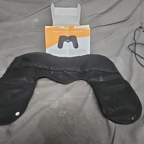 BLACK REUSABLE HOT/COLD THERAPY WRAP (NECK/SHOULDER)