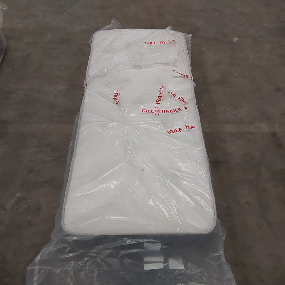 QUALITY BAGGED NATURAL OPEN COIL SPRING SMALL SINGLE 2'6" MATTRESS 