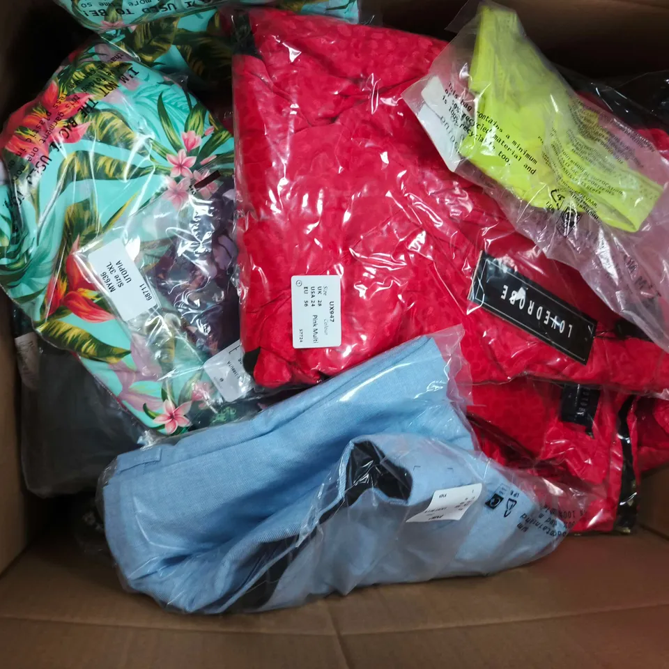 APPROXIMATELY 40 ASSORTED CLOTHING ITEMS IN VARIOUS SIZES, STYLES & COLOURS TO INCLUDE BRANDS SUCH AS LOVEDROBE, JACAMO, FIGLEAVES, ETC - COLLECTION ONLY