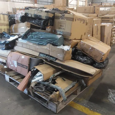 PALLET CONTAINING ASSORTED CONSUMER PRODUCTS/FURNITURE PARTS ECT