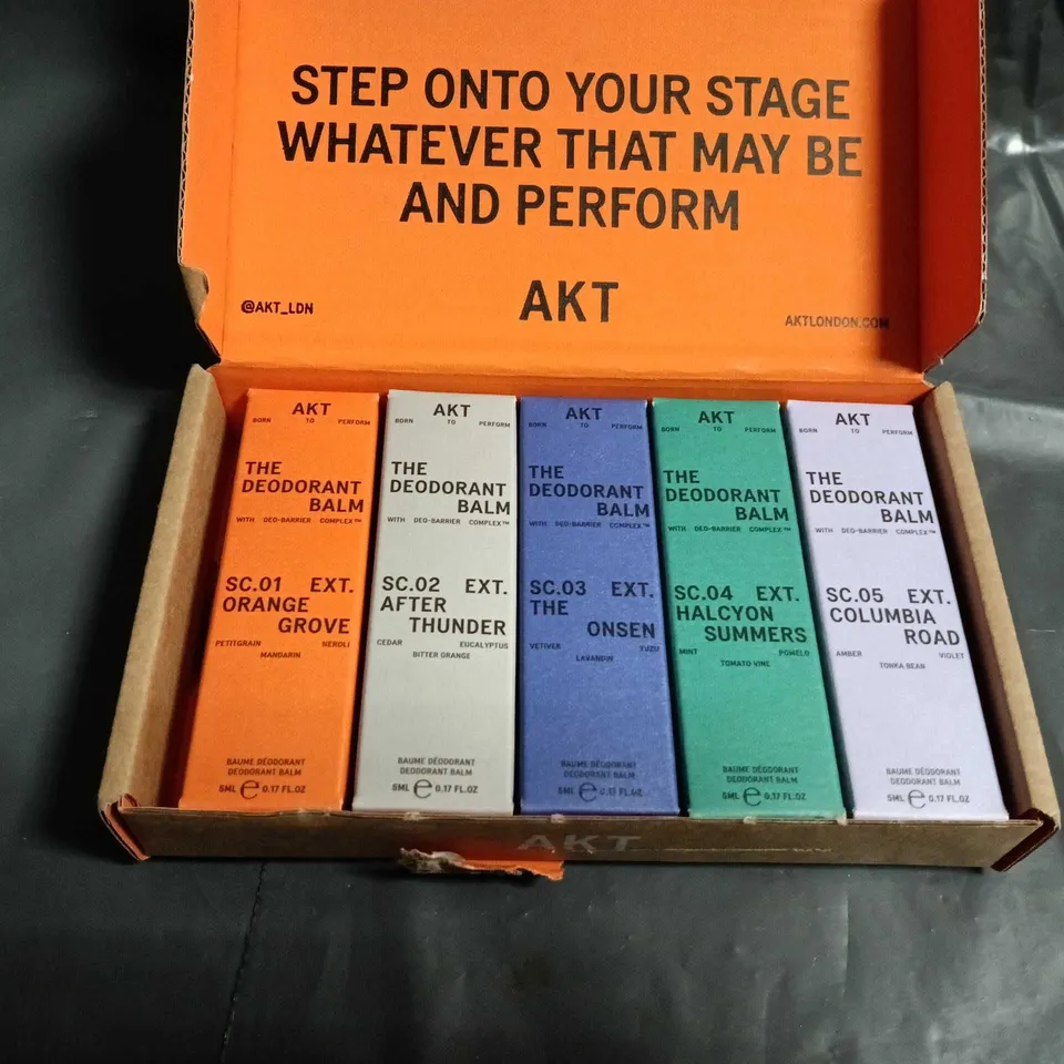 AKT LONDON THE DEODORANT BALM GIFT SET – BOXED