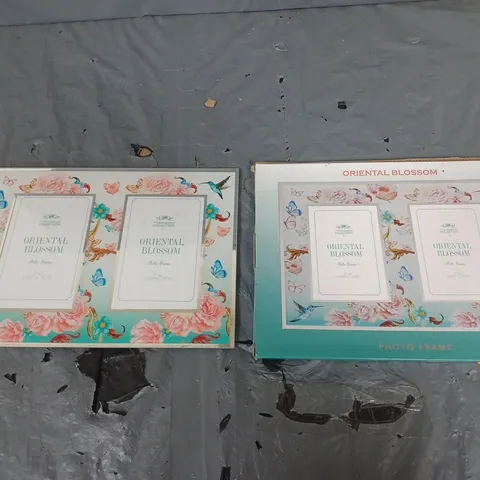 ORIENTAL BLOSSOM 2 PIECE PHOTO FRAME