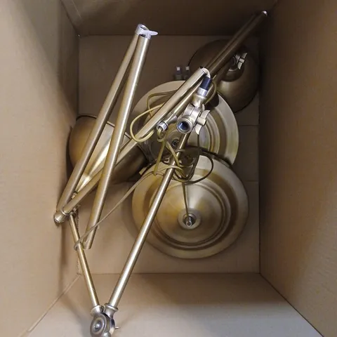 BRASS TONE LIGHTING UNIT