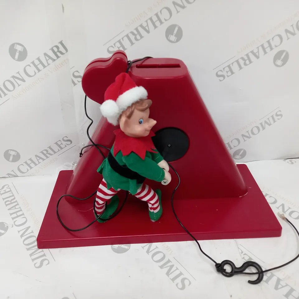 MR CHRISTMAS ANIMATED LIGHT UP CLIMBING CHRISTMAS CRANE
