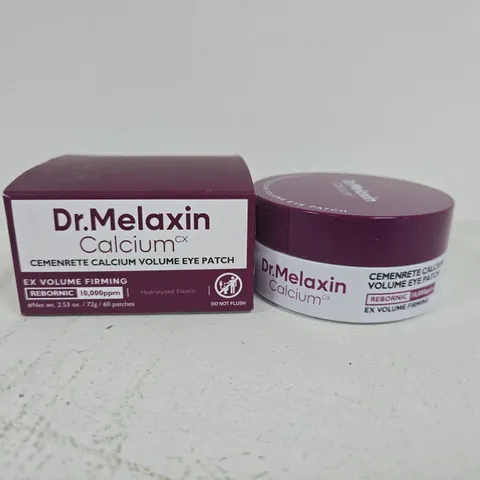 BOXED DR.MELAXIN CALCIUM CEMENRETE CALCIUM VOLUME EYE PATCH (60 PATCHES)