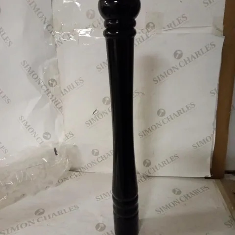 RELAXDAYS SALT AND PEPPER MILL XXL SPICE MILL WOOD CERAMIC GRINDER MANUAL HXD: 51.5 X 6 CM CLASSIC BLACK