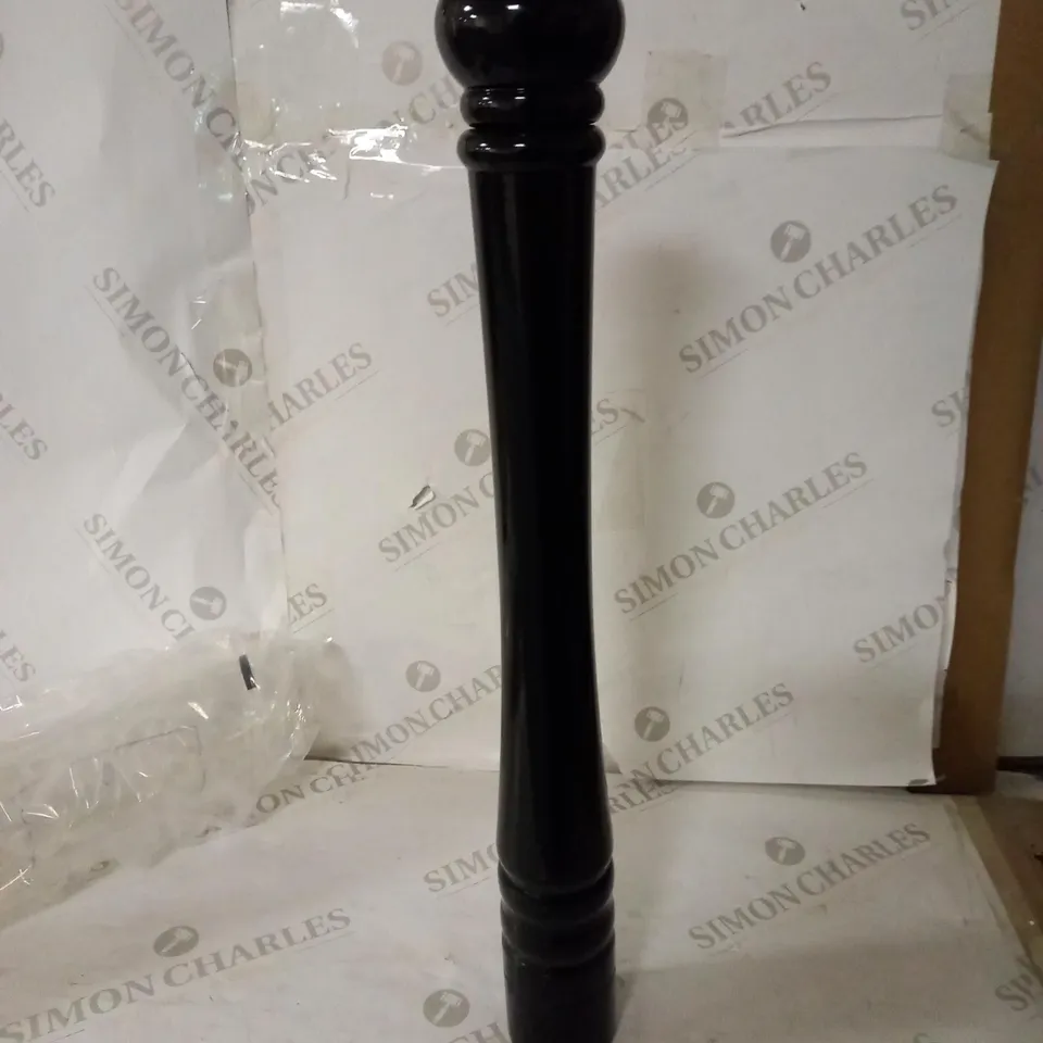 RELAXDAYS SALT AND PEPPER MILL XXL SPICE MILL WOOD CERAMIC GRINDER MANUAL HXD: 51.5 X 6 CM CLASSIC BLACK