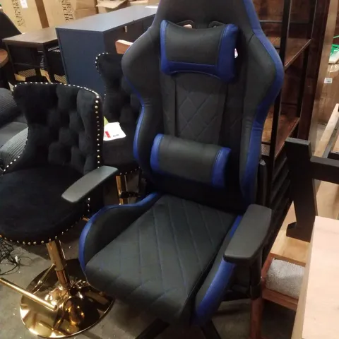 SAN MARINO GAMING CHAIR - BLACK/BLUE