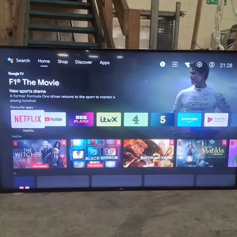 JVC LT-58CA810 ANDROID TV 58" SMART 4K ULTRA HD HDR LED TV WITH GOOGLE ASSISTANT