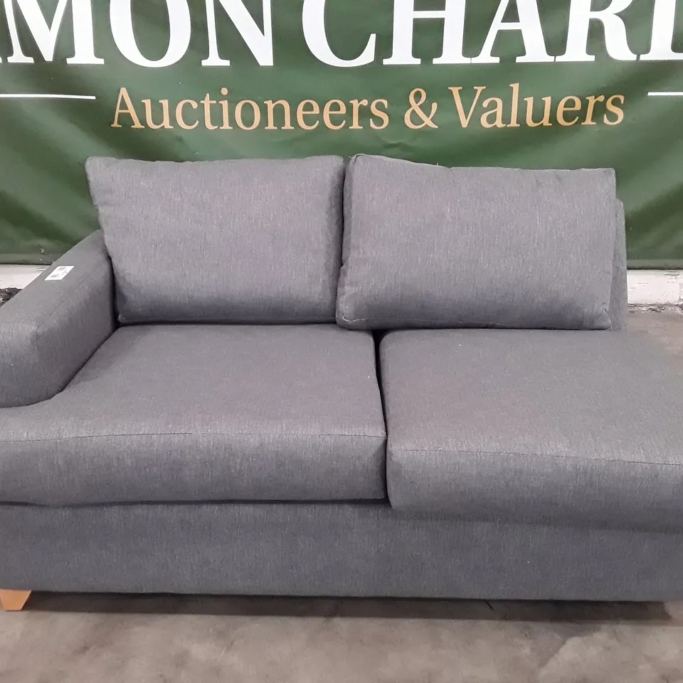 QUALITY DESIGNER ASHWELL LHF CHAISE SOFA - TIMBERWOLF FABRIC  