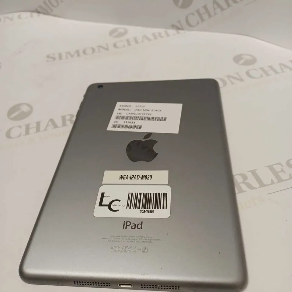 APPLE BLACK IPAD MINI DMPLVDTKFP84