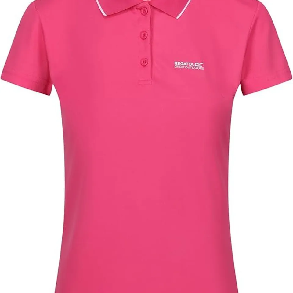 BRAND NEW REGATTA WOMEN'S MAVERICK V T-SHIRT FLAMINGO PINK UK 20