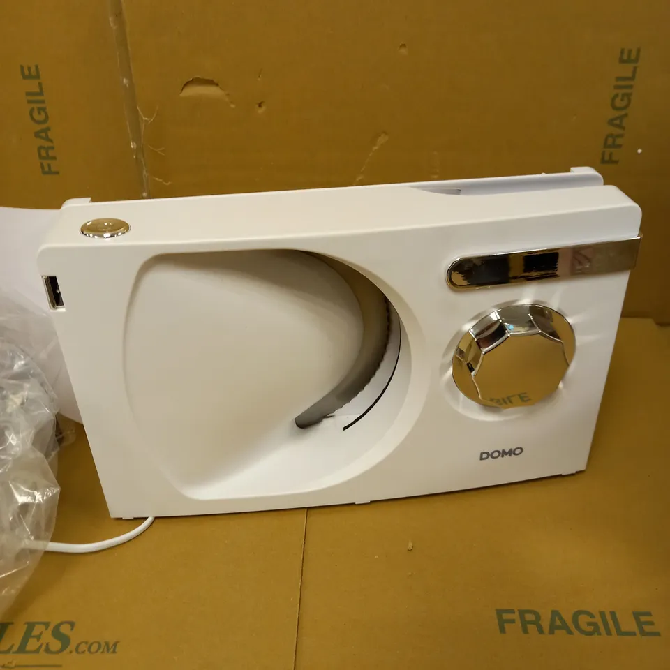 DOMO COMPACT FOOD SLICER DO523S WHITE