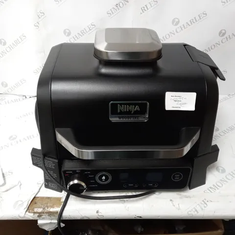 BOXED NINJA WOODFIRE ELECTRIC BBQ GRILL & SMOKER OG701UKQ
