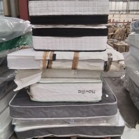 PALLET CONTAINING APPROXIMATELY 8 MATTRESSES IN DIFFERENT SIZES AND SPECIFICATIONS 