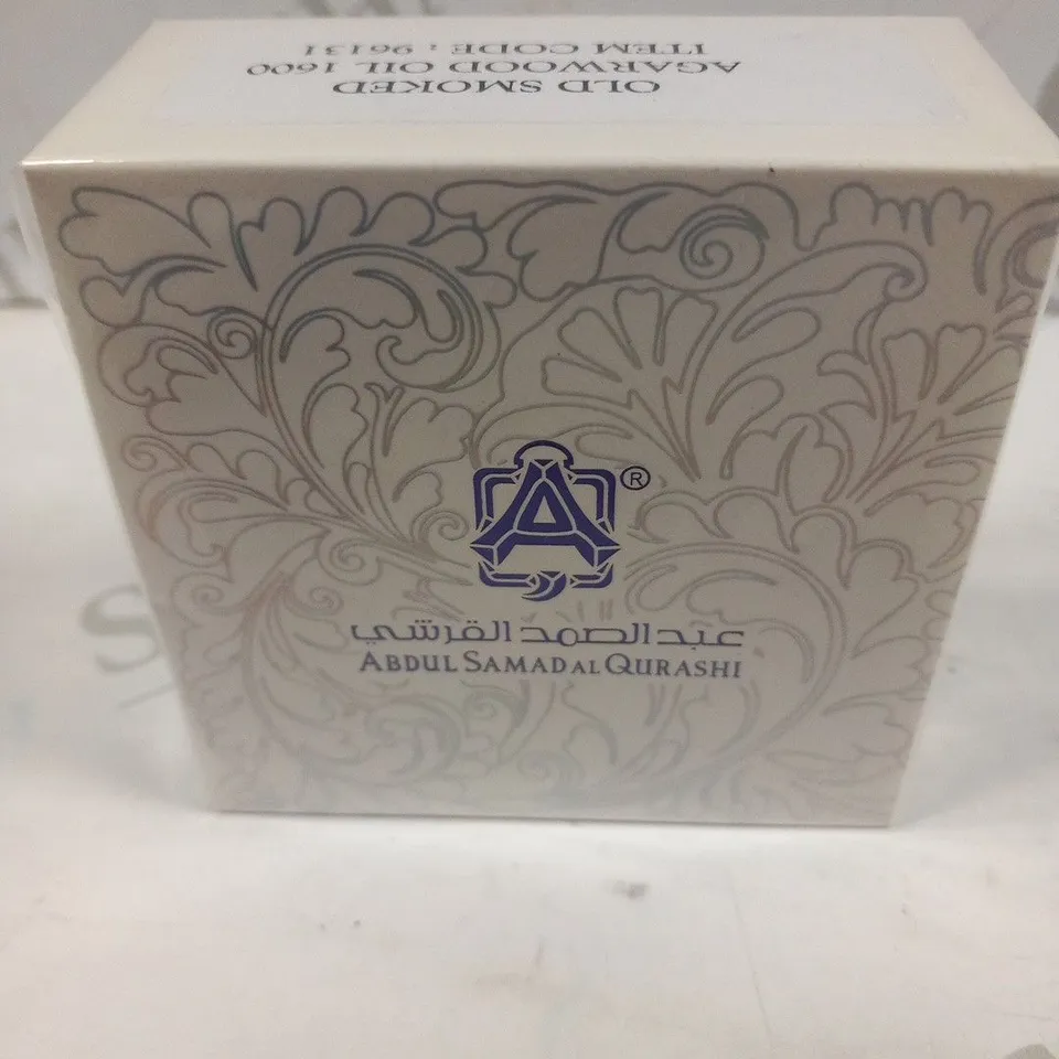 BOXED AND SEALED ABDUL SAMAD AL QURASHI OLD SMOKED AGARWOOD OIL 3ML