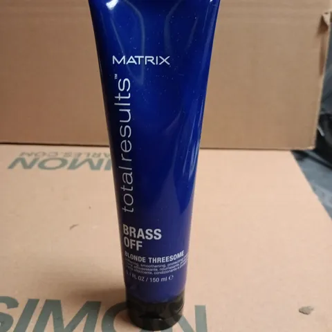 BOX OF APPROXIMATELY 24 TUBES OF MATRIX BRASS OFF PROTECTING CREAMS 150ML PER TUBE