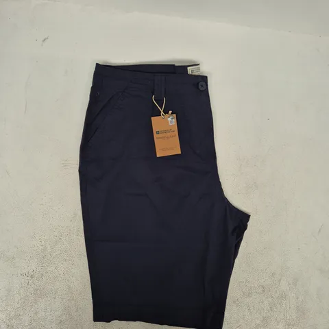 MOUNTAIN WAREHOUSE COAST STRETCH WOMEN'S SHORTS IN NAVY SIZE UK 16