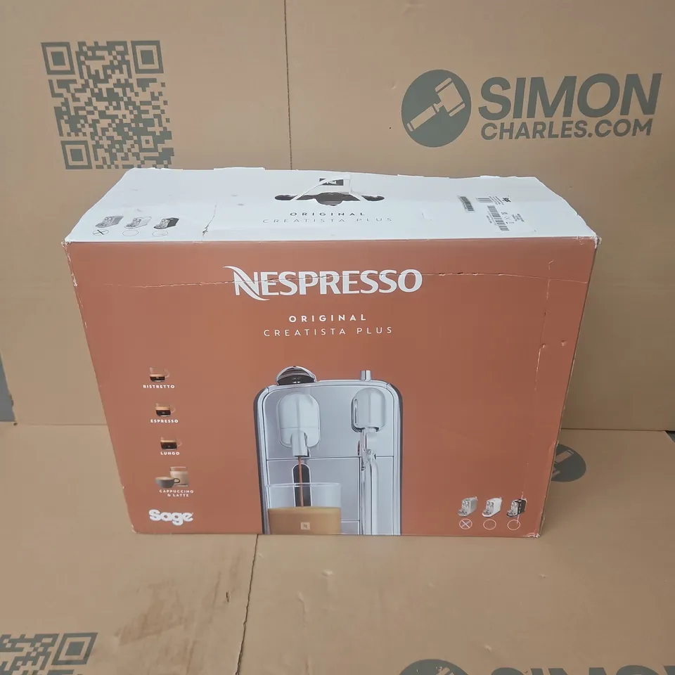 BOXED NESPRESSO CREATISTA PLUS