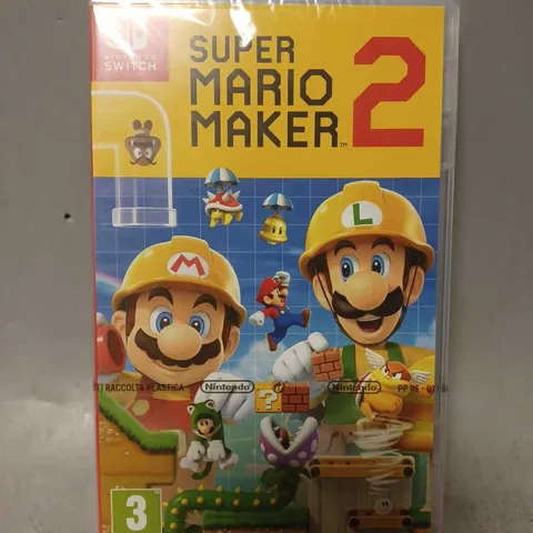 SEALED NINTENDO SWITCH SUPER MARIO MAKER 2