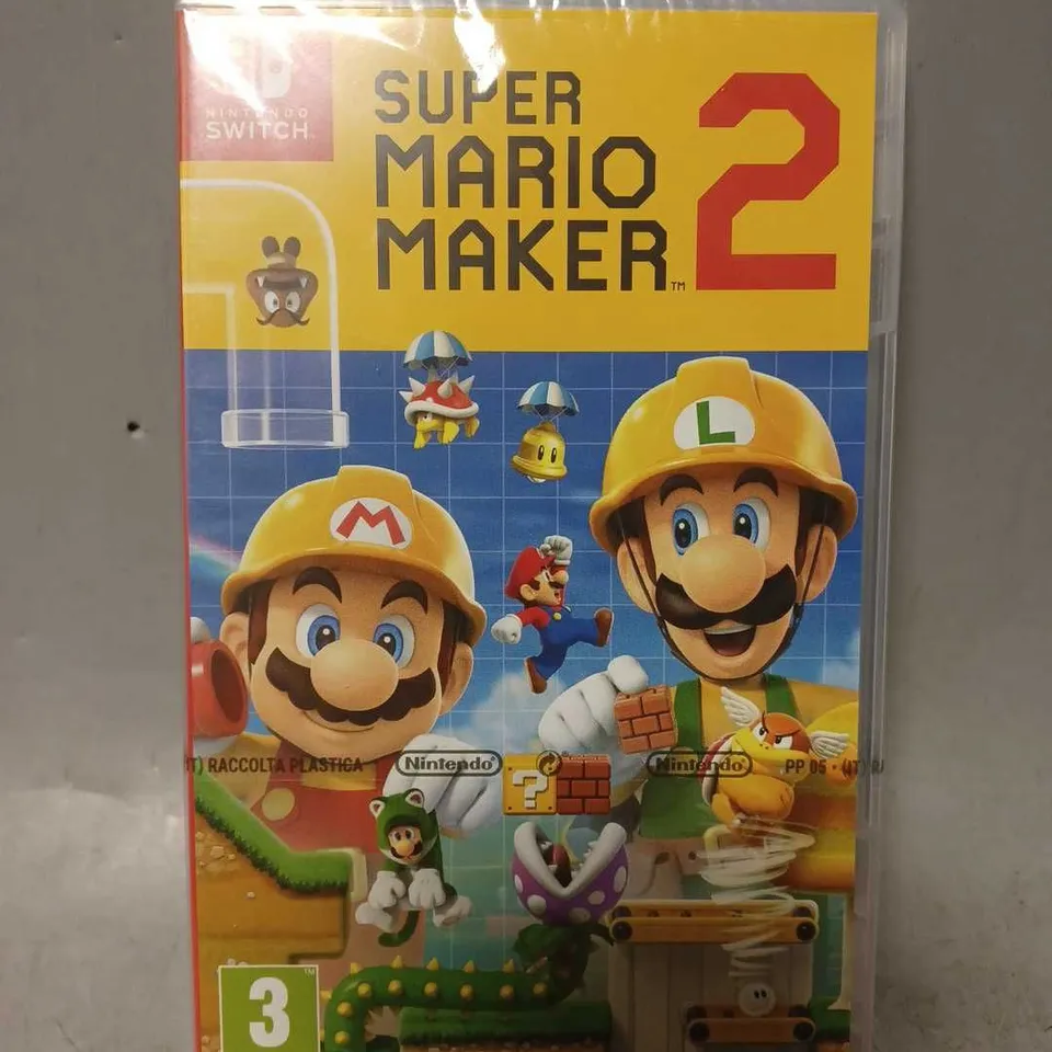 SEALED NINTENDO SWITCH SUPER MARIO MAKER 2